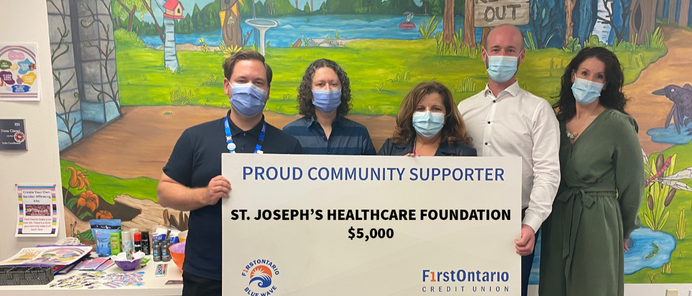 FirstOntario Credit Union Invests in the Mental Health of Hamilton Youth St. Joseph's